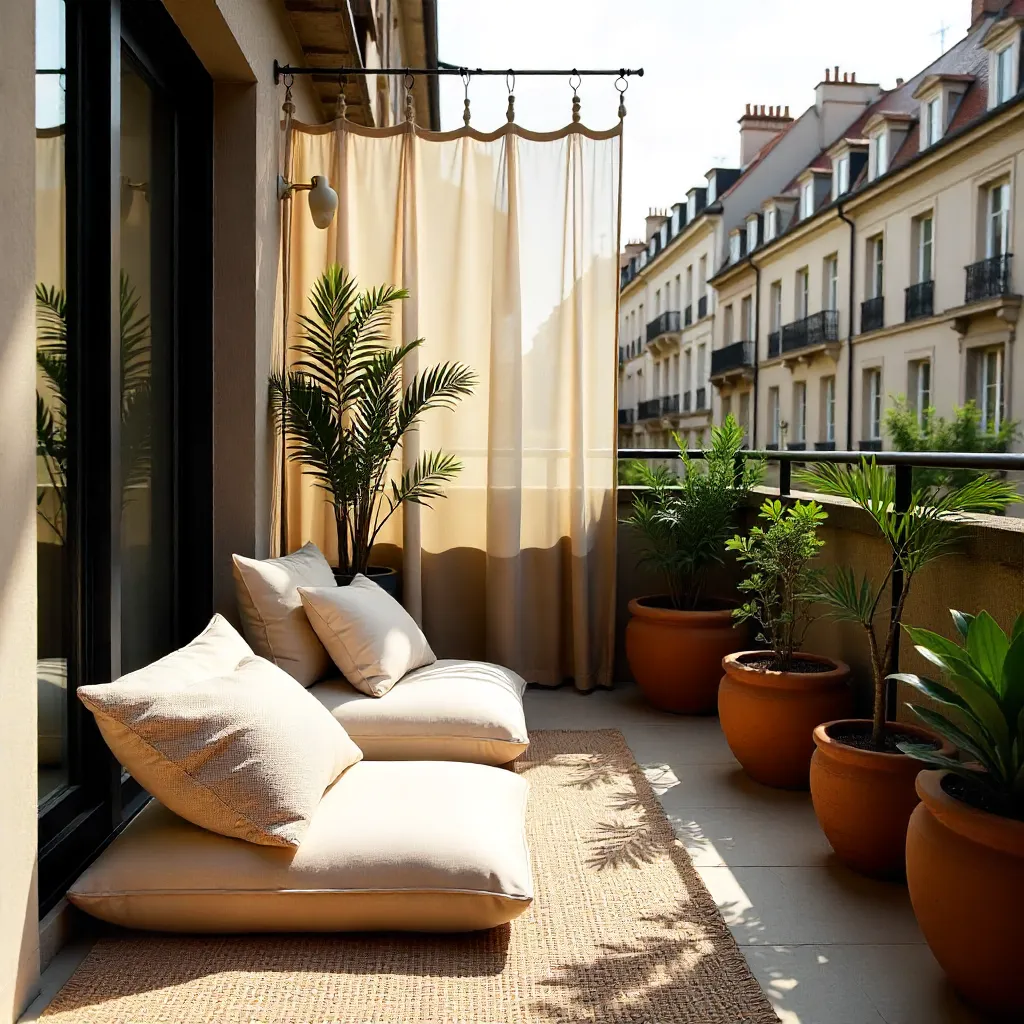 Efterårsbalkon med varme farver