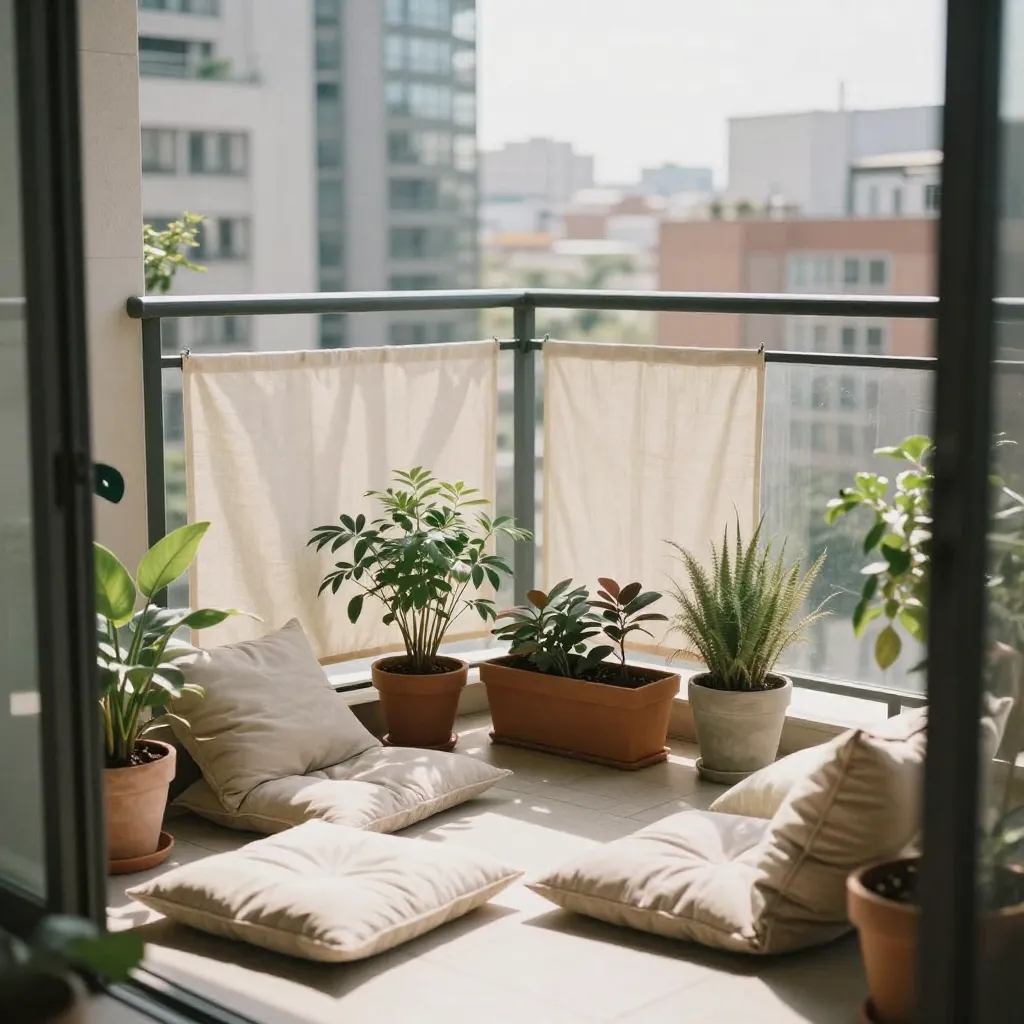 Sæsonovergange på balkon