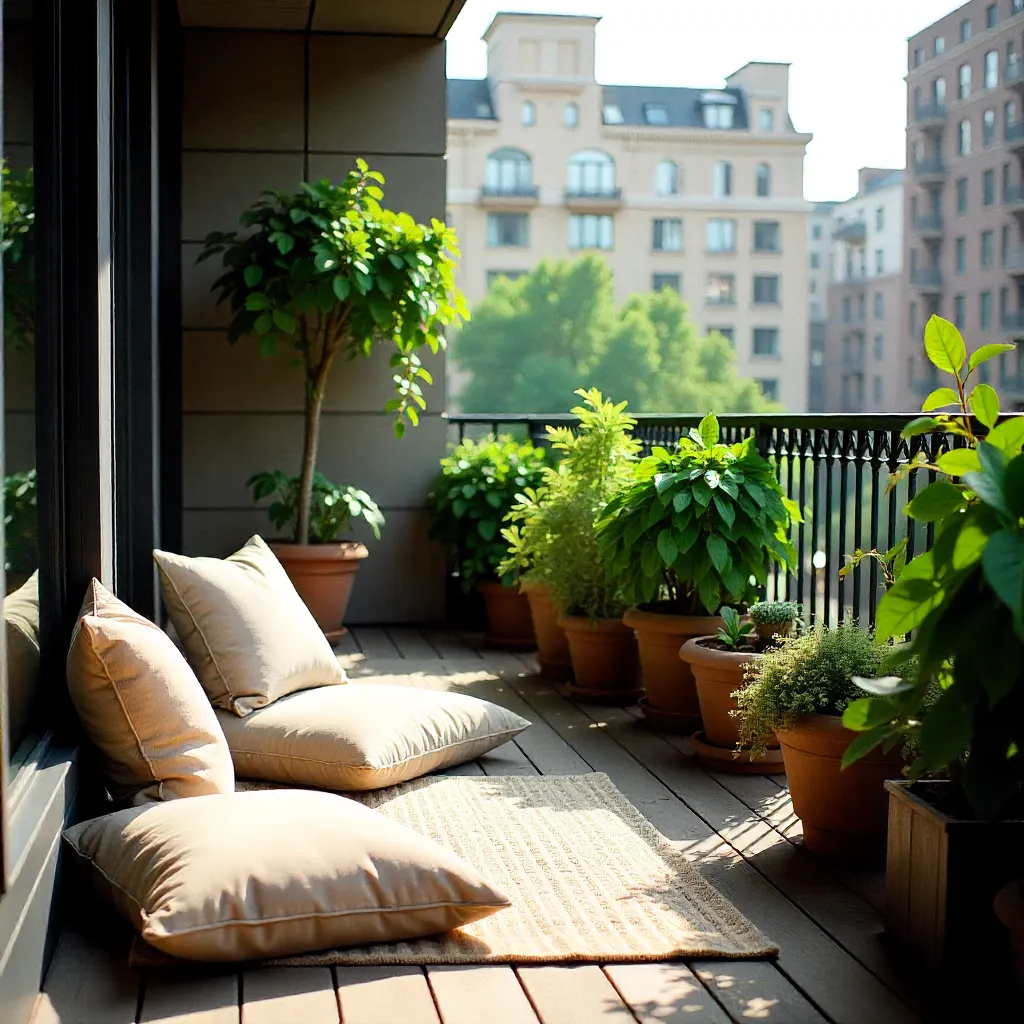 År rundt balkonindretning