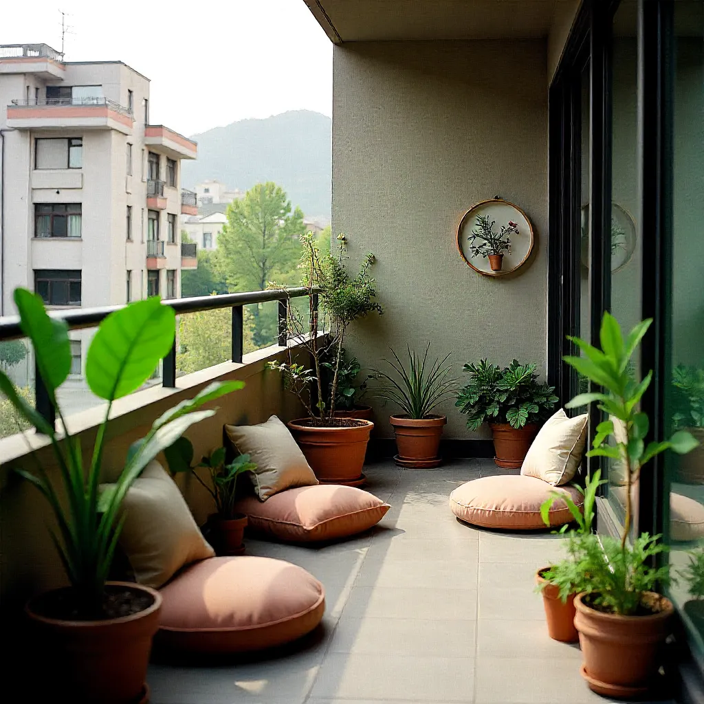 Kreativ balkonindretning